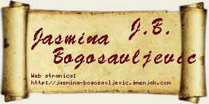 Jasmina Bogosavljević vizit kartica